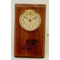 4"x7" Walnut Weather Station With Clock (16e)